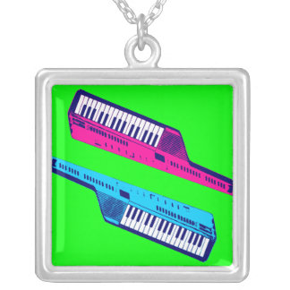 Corey Tiger 80s Retro Vintage Keytar Necklace