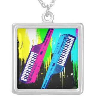 Corey Tiger 80s Retro Vintage Keytar Necklace