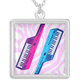 Corey Tiger 80s Retro Vintage Keytar Necklace