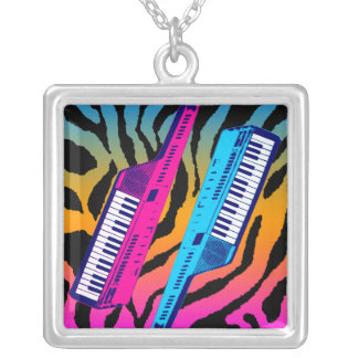 Corey Tiger 80s Retro Vintage Keytar Necklace