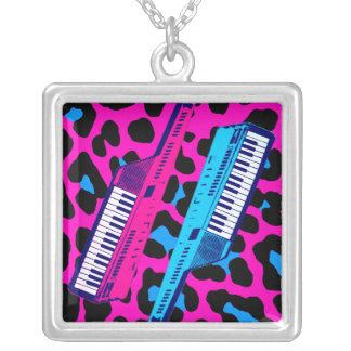 Corey Tiger 80s Retro Vintage Keytar Necklace