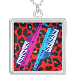 Corey Tiger 80s Retro Vintage Keytar Necklace