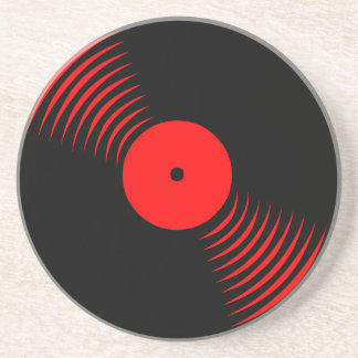 Corey Tiger 80s Retro Vintage Vinyl Record Coaster