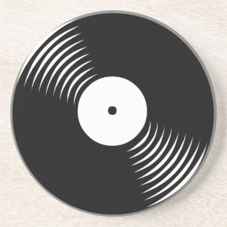Corey Tiger 80s Retro Vintage Vinyl Record Coaster