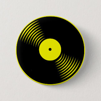 Corey Tiger 80s Retro Vintage Vinyl Record Pin