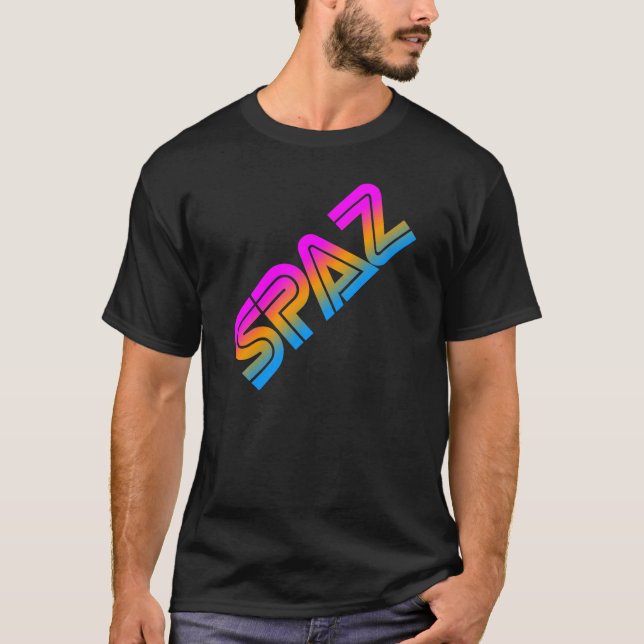 COREY TIGER 80's SPAZ T-Shirt (Front)