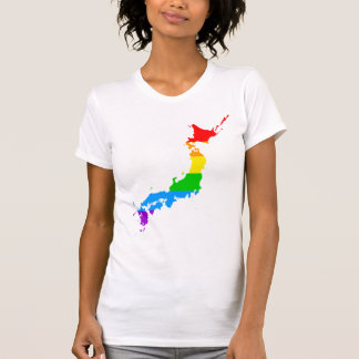 Corey Tiger 80s Style Japan Rainbow T-Shirt