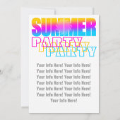 Corey Tiger 80s Summer Sun (Back)