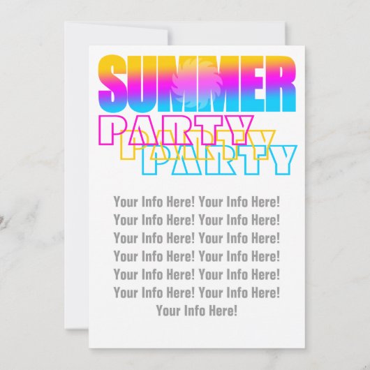 Corey Tiger 80s Summer Sun (Back)