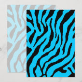 Corey Tiger 80s Tiger Stripes (Blue) (Front/Back)