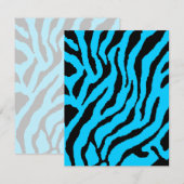 Corey Tiger 80s Tiger Stripes (Blue) (Front/Back)