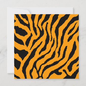 Corey Tiger 80s Tiger Stripes (orange) by COREYTIGER at Zazzle