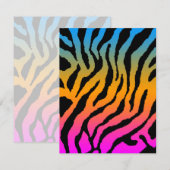 Corey Tiger 80s Tiger Stripes Pattern (Front/Back)