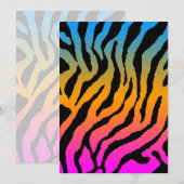 Corey Tiger 80s Tiger Stripes Pattern (Front/Back)