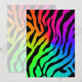 Corey Tiger 80s Tiger Stripes Pattern (Front/Back)