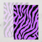 Corey Tiger 80s Tiger Stripes (Purple) (Front/Back)