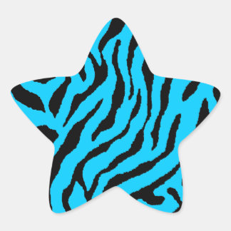 Corey Tiger 80s Tiger Stripes Star Sticker
