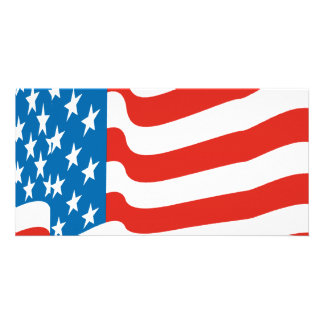 Corey Tiger 80s Vintage American Flag Card