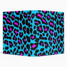 Corey Tiger 80s Vintage Blue Leopard