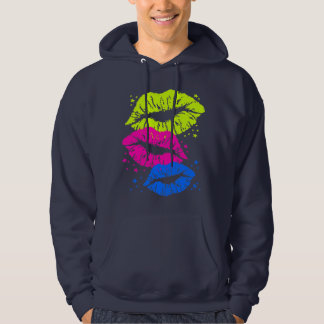 Corey Tiger 80s Vintage Lips & Stars Kisses Hoodie