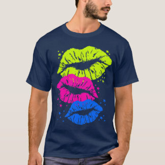 Corey Tiger 80s Vintage Lips & Stars Kisses T-Shirt