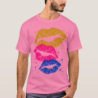 Corey Tiger 80s Vintage Lips & Stars Kisses T-Shirt