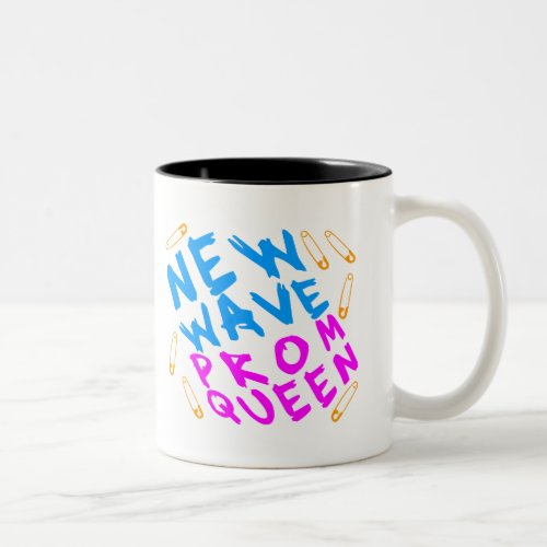 Corey Tiger 80s Vintage New Wave Prom Queen Two_Tone Coffee Mug