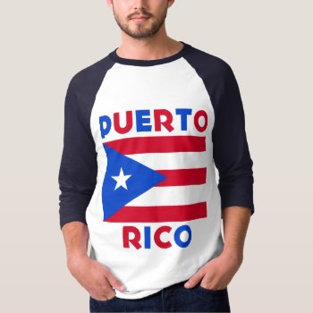Corey Tiger 80s Vintage Puerto Rico Flag T-shirt by COREYTIGER at Zazzle