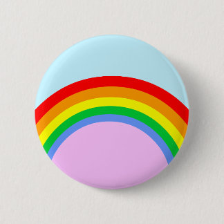 Corey Tiger 80s Vintage Rainbow Button