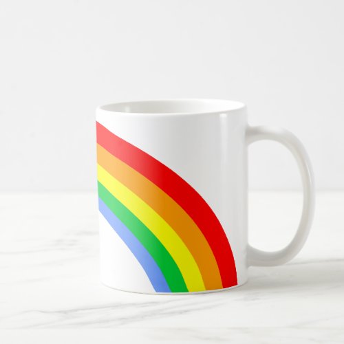 Corey Tiger 80s Vintage Rainbow Coffee Mug