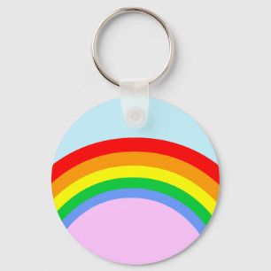 Corey Tiger 80s Vintage Rainbow Keychain