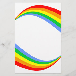 Corey Tiger 80s Vintage Rainbow Stationery