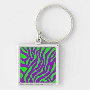 Corey Tiger 80s Vintage Tiger Stripes Keychain