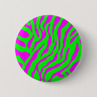 Corey Tiger 80s Vintage Tiger Stripes Pinback Button