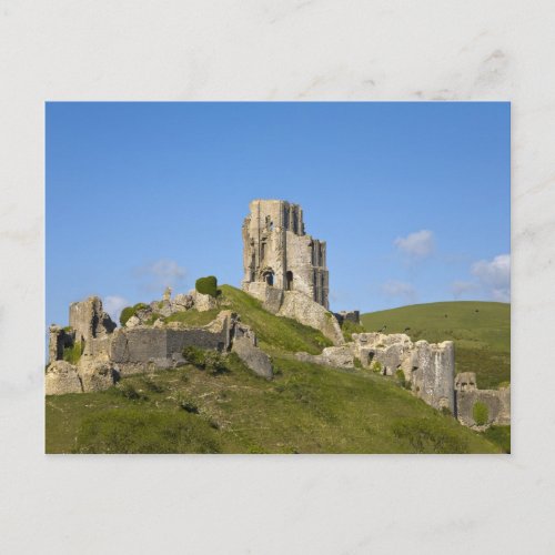 Corfe Castle Corfe Dorset England Postcard