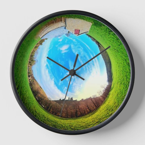 Corfe Castle Inverted Planet Clock