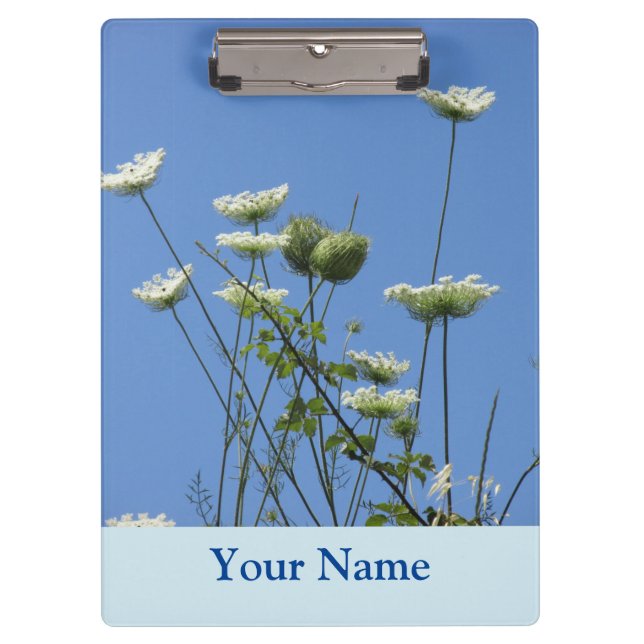Corfu Cream Wildflowers  Clipboard (Front)