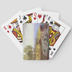 Corfu from Ascension, c.1856-64 (oil on canvas) Poker Cards