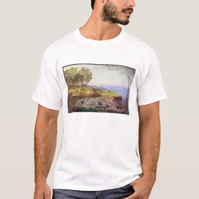 Corfu from Ascension, c.1856-64 (oil on canvas) T-Shirt (Front)