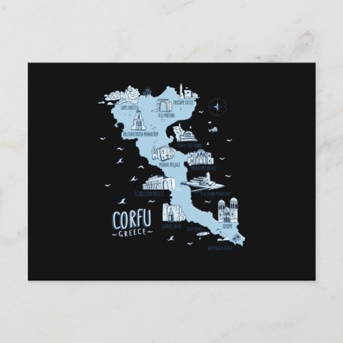 Corfu Greece Corfu Postcard