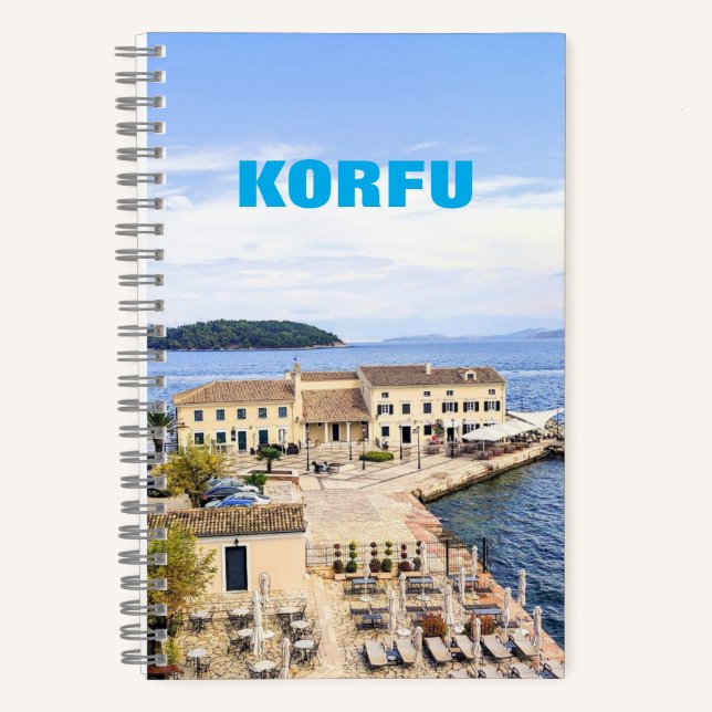 Corfu Greece Notebook (Front)