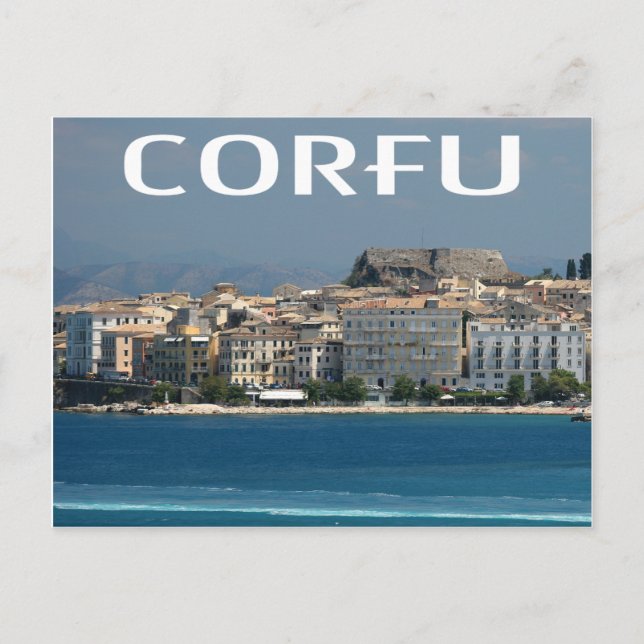 Corfu, Greek Islands Postcard (Front)