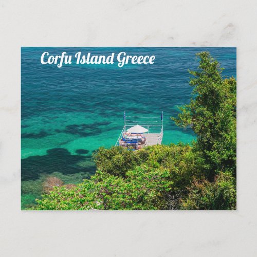 Corfu Island Greece Postcard