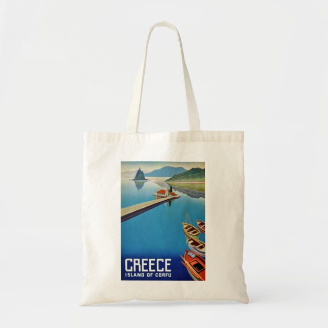 CORFU ISLAND TOTE BAG (Front)