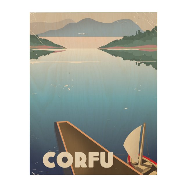 Corfu Travel poster (Front)