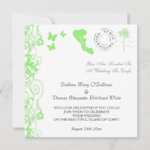Corfu Wedding Invitation