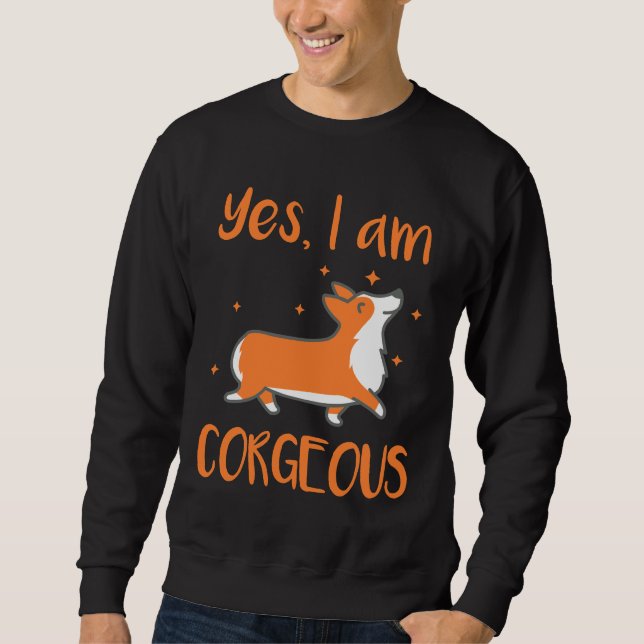 Corgeous Corgi Sweatshirt (Front)