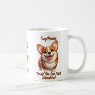 Corgi,  Add Dog's Name, Change Text Coffee Mug
