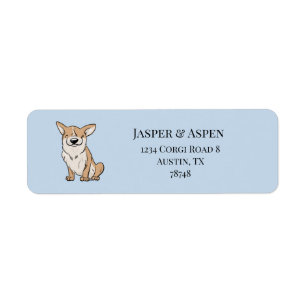 Corgi Address Label