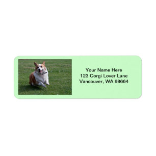 Corgi Address Labels